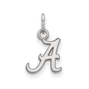 Sterling Silver U. of Alabama XS (Tiny) Initial A Charm or Pendant